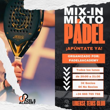 Mixins de pádel en Linense Tenis Club